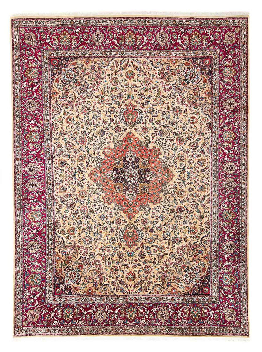 Persisk tæppe - Tabriz - Royal - 395 x 298 cm - beige