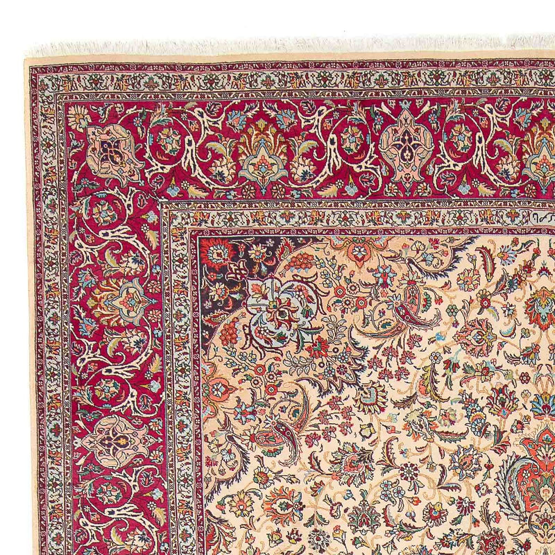 Persisk tæppe - Tabriz - Royal - 395 x 298 cm - beige