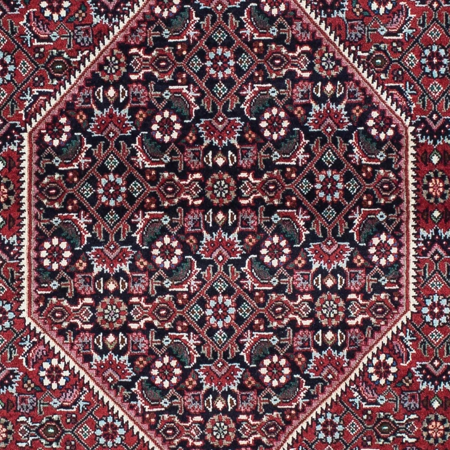 Løber Persisk tæppe - Bijar - 198 x 73 cm - rød