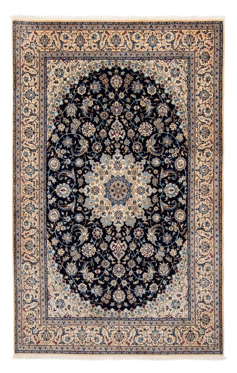 Persisk tæppe - Nain - Royal - 308 x 200 cm - sort