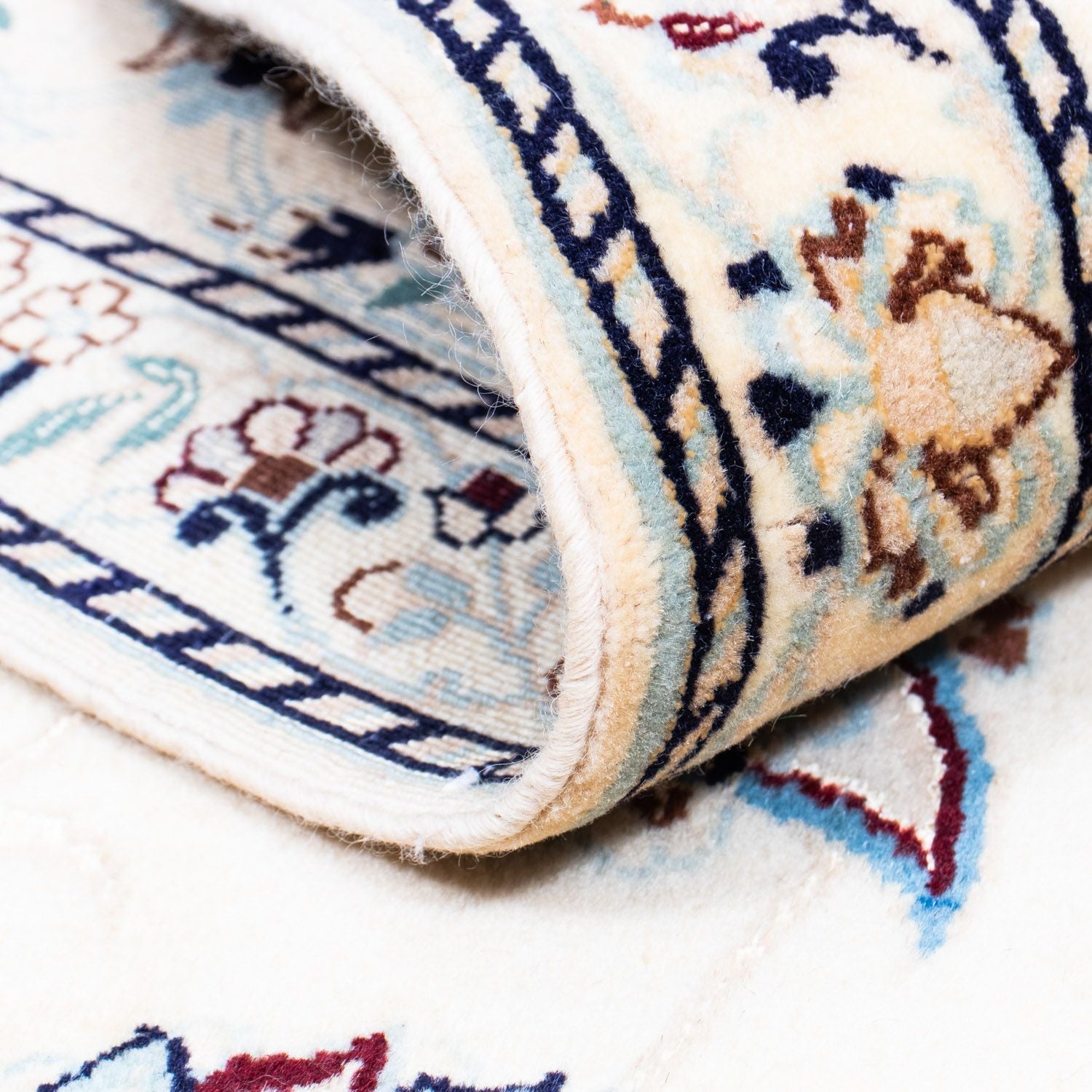 Persisk tæppe - Nain - Royal - 303 x 203 cm - beige