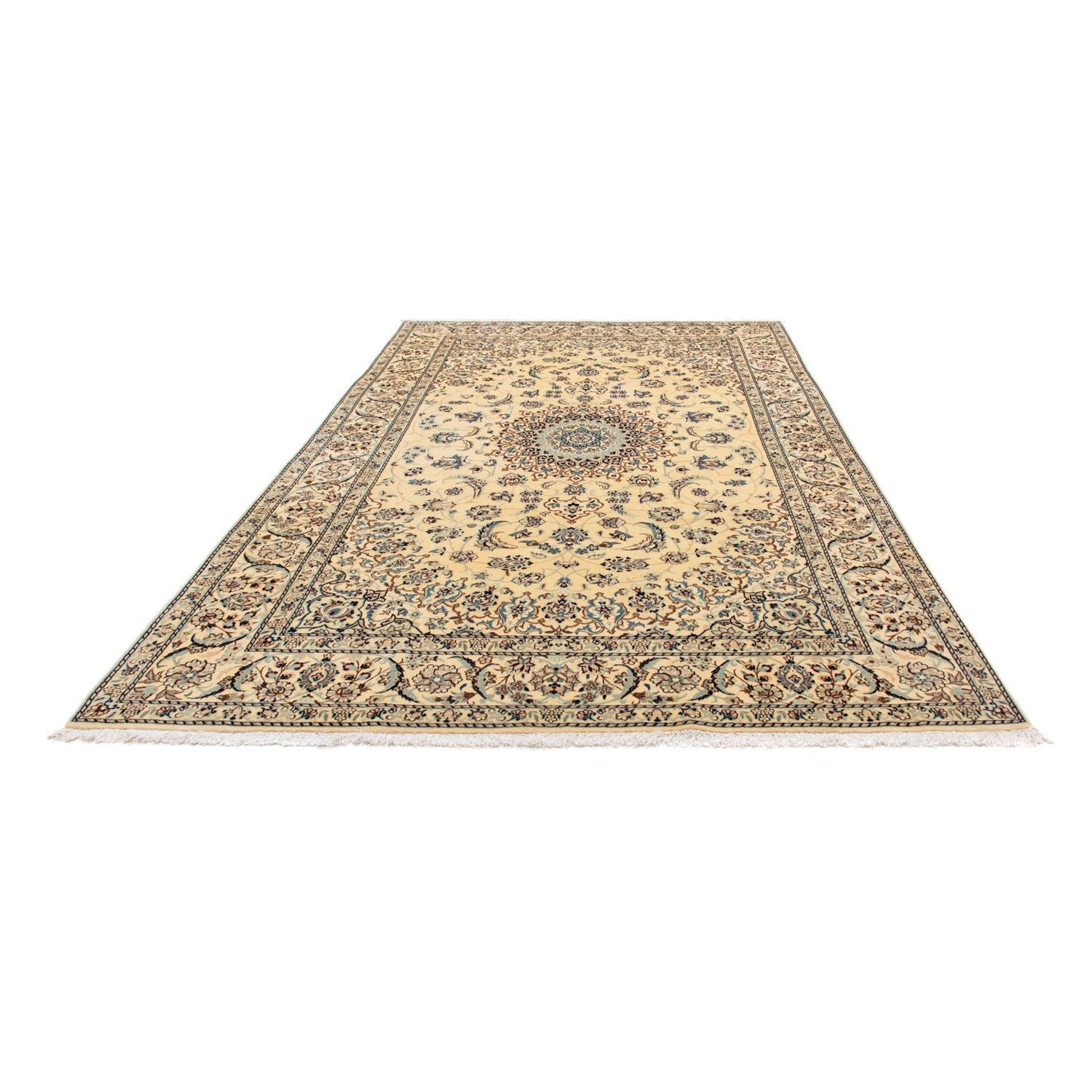 Persisk tæppe - Nain - Royal - 303 x 203 cm - beige
