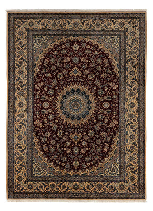 Persisk tæppe - Nain - Royal - 344 x 248 cm - sort