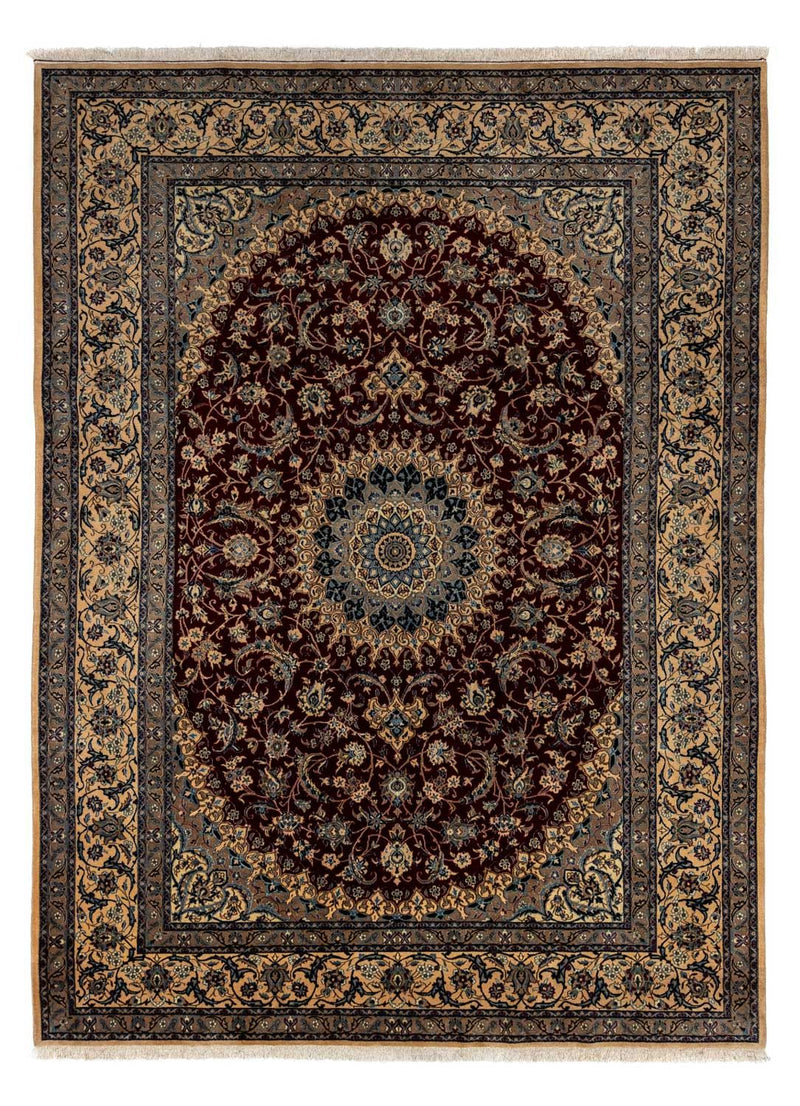 Persisk tæppe - Nain - Royal - 344 x 248 cm - sort