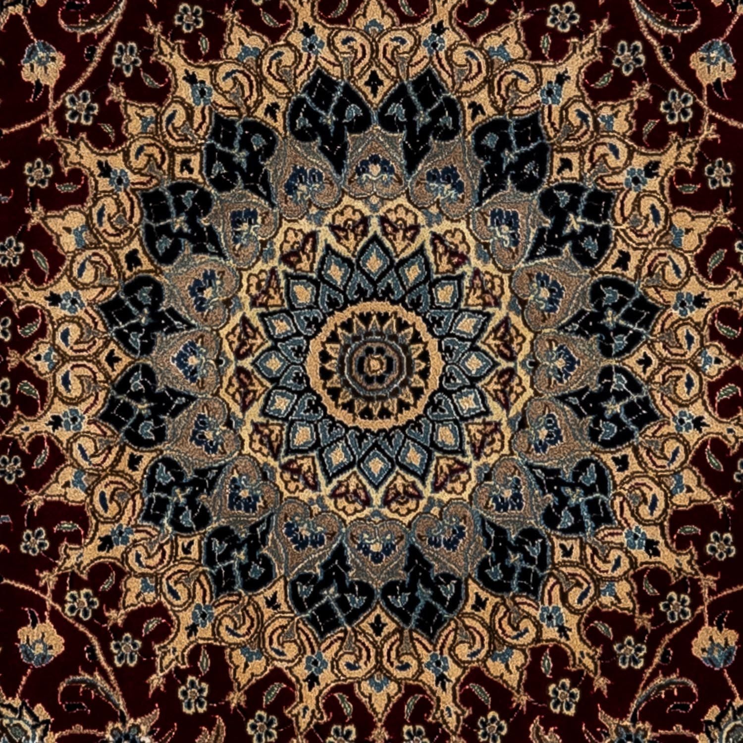 Persisk tæppe - Nain - Royal - 344 x 248 cm - sort