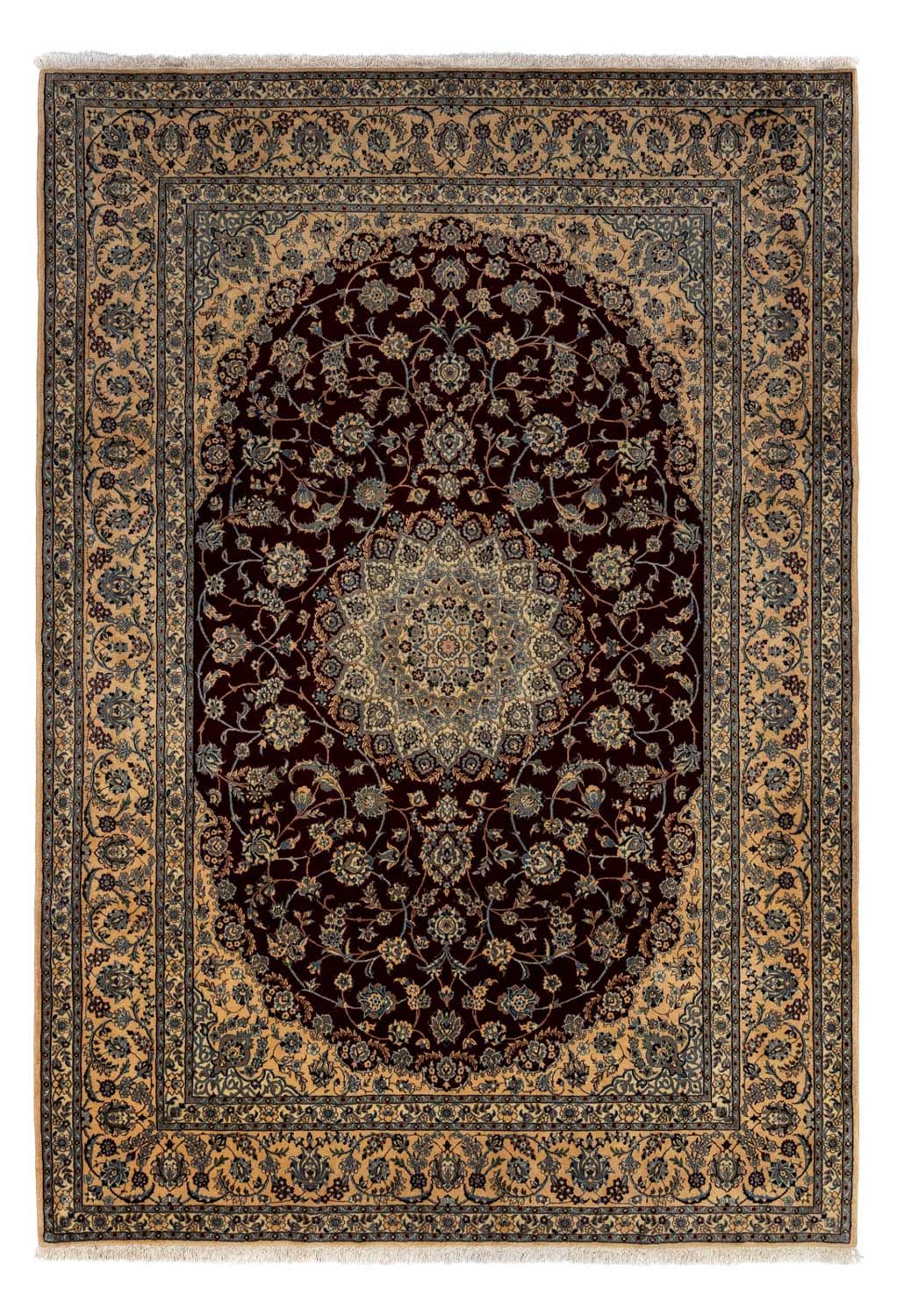 Persisk tæppe - Nain - Royal - 348 x 250 cm - sort