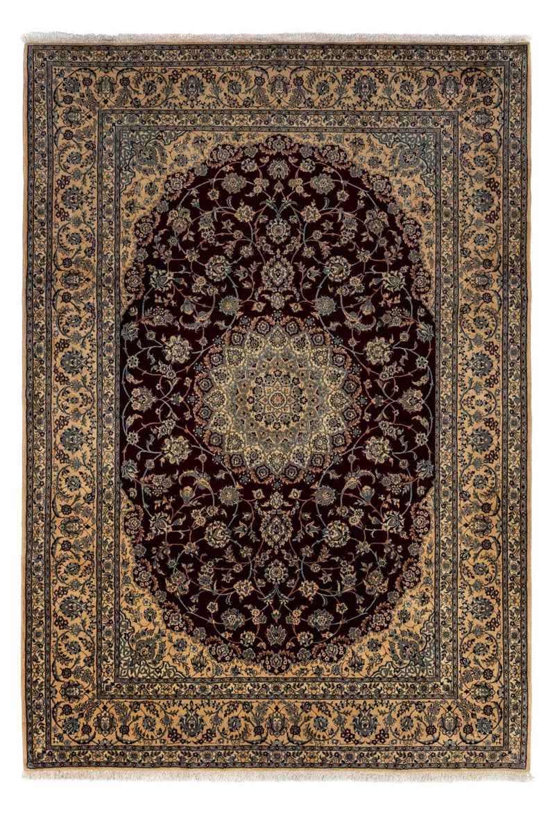 Persisk tæppe - Nain - Royal - 348 x 250 cm - sort