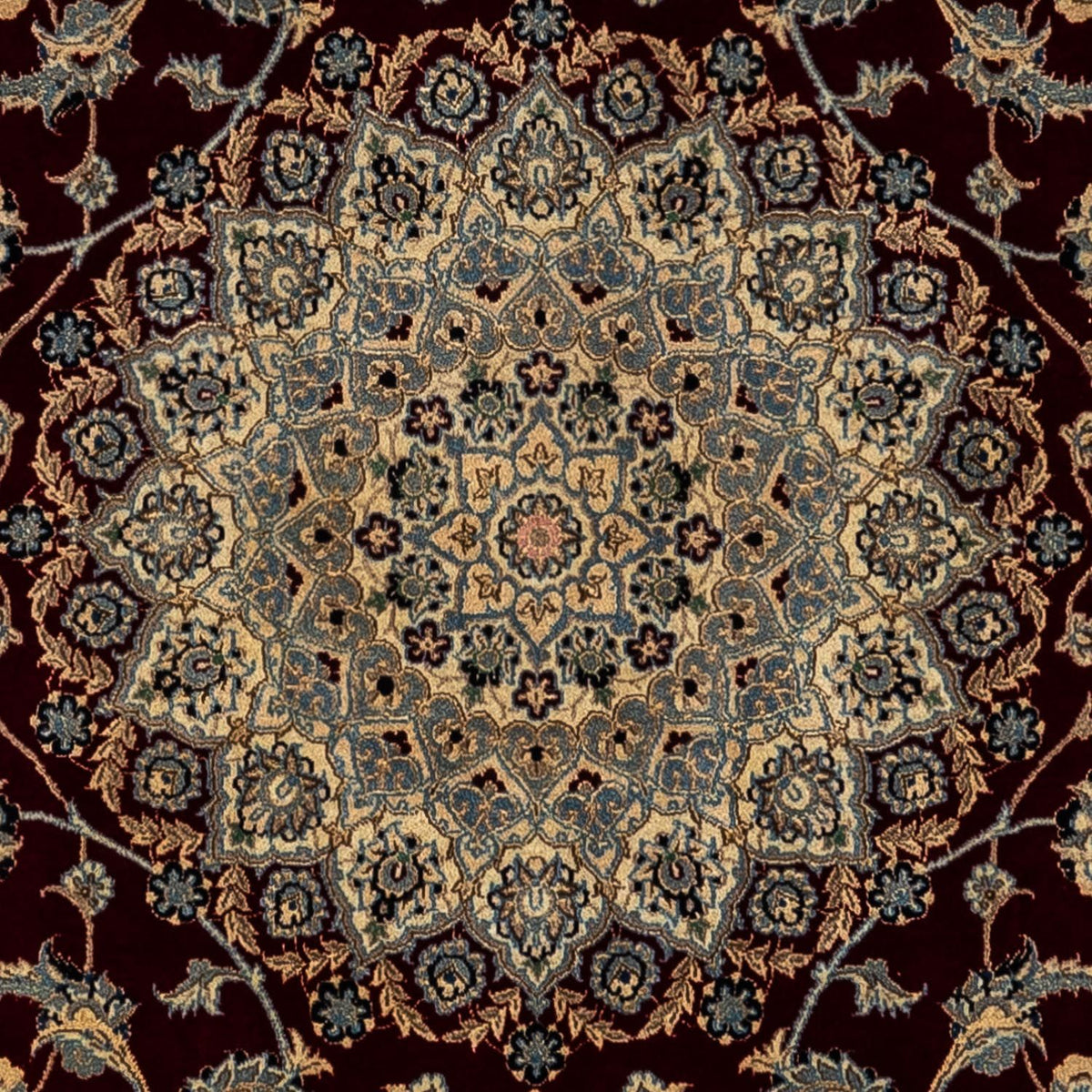 Persisk tæppe - Nain - Royal - 348 x 250 cm - sort