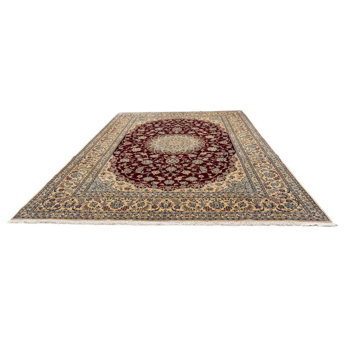 Persisk tæppe - Nain - Royal - 348 x 250 cm - sort