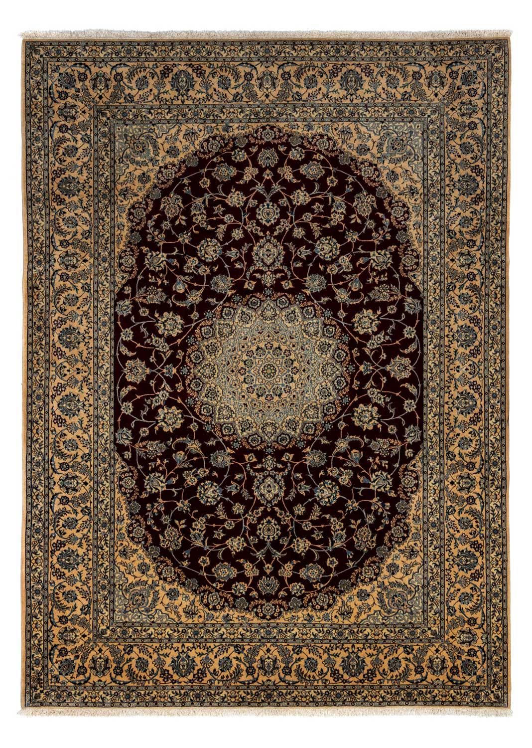 Persisk tæppe - Nain - Royal - 345 x 248 cm - sort