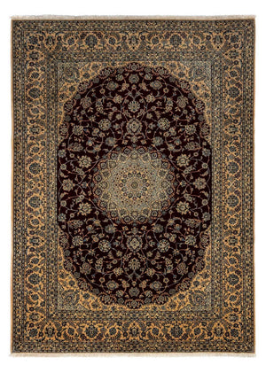 Persisk tæppe - Nain - Royal - 345 x 248 cm - sort