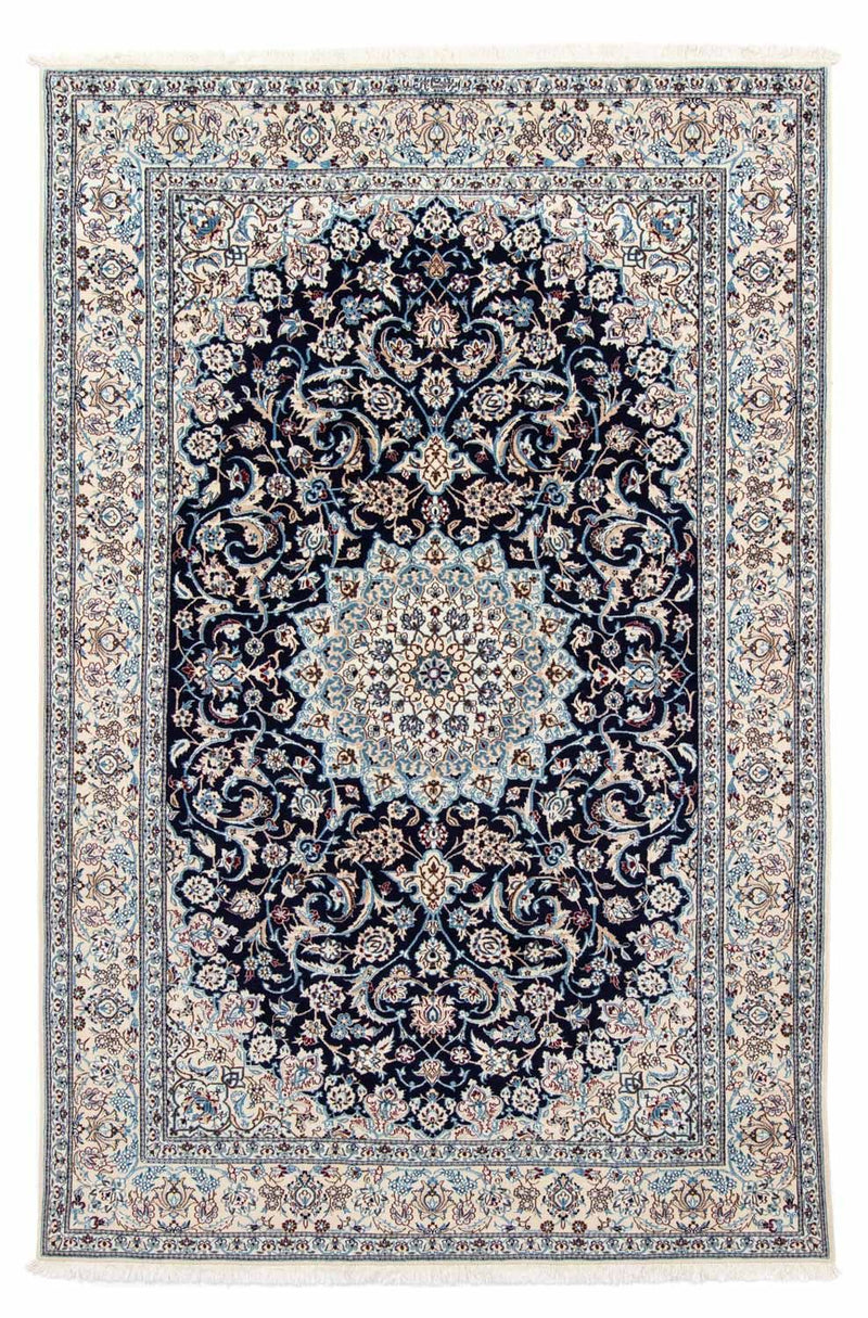 Persisk tæppe - Nain - Royal - 291 x 200 cm - mørkeblå