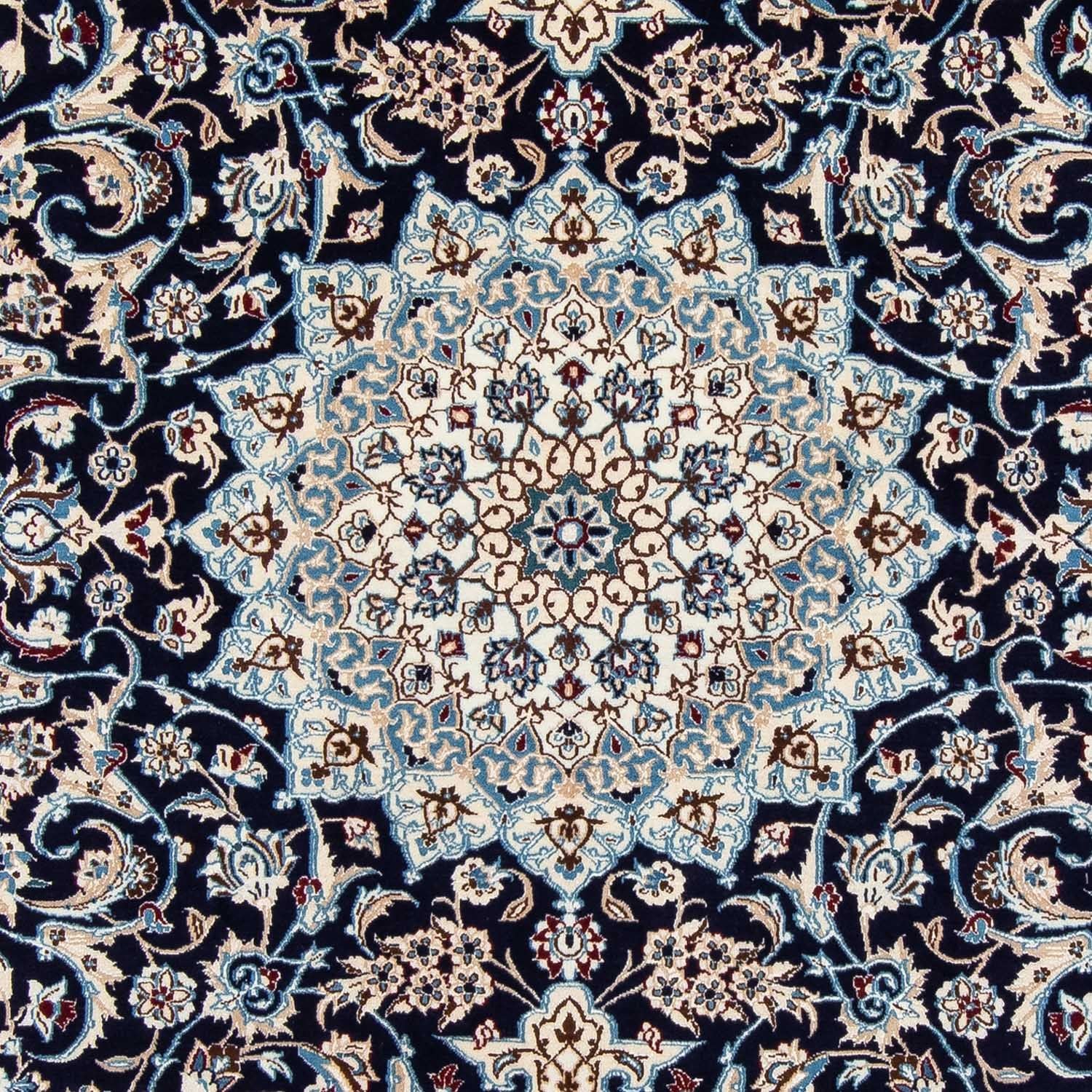 Persisk tæppe - Nain - Royal - 291 x 200 cm - mørkeblå