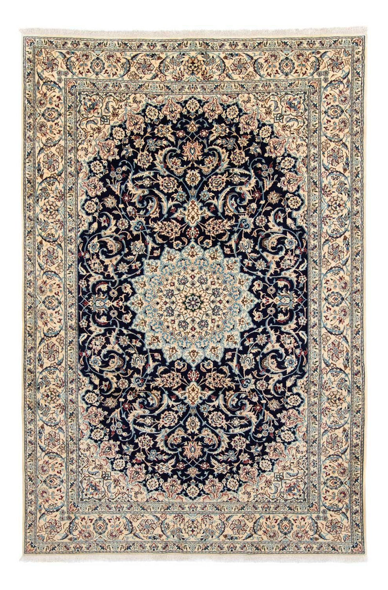 Persisk tæppe - Nain - Royal - 298 x 200 cm - mørkeblå