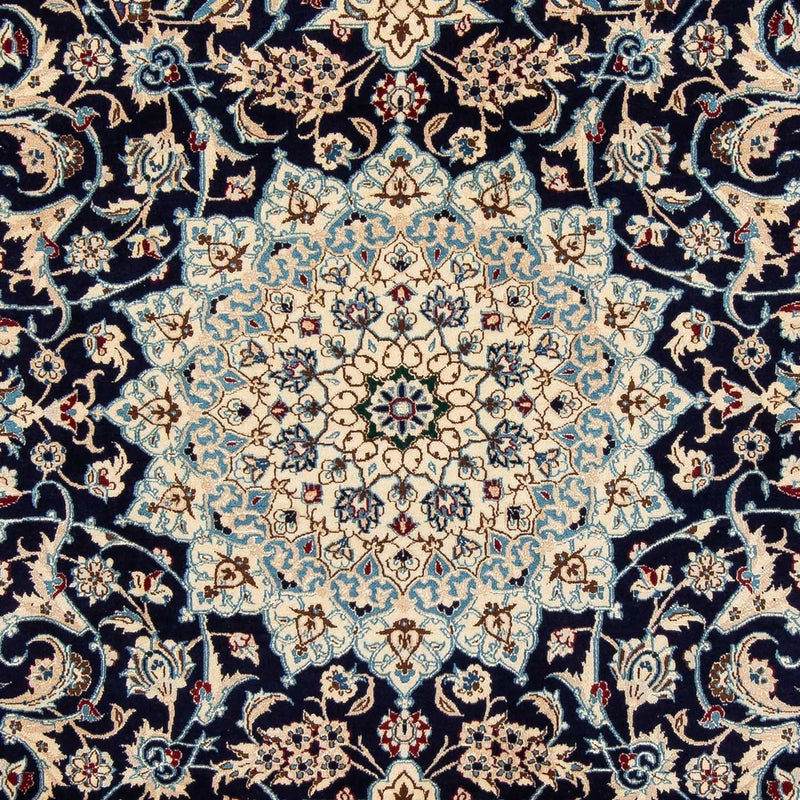 Persisk tæppe - Nain - Royal - 298 x 200 cm - mørkeblå
