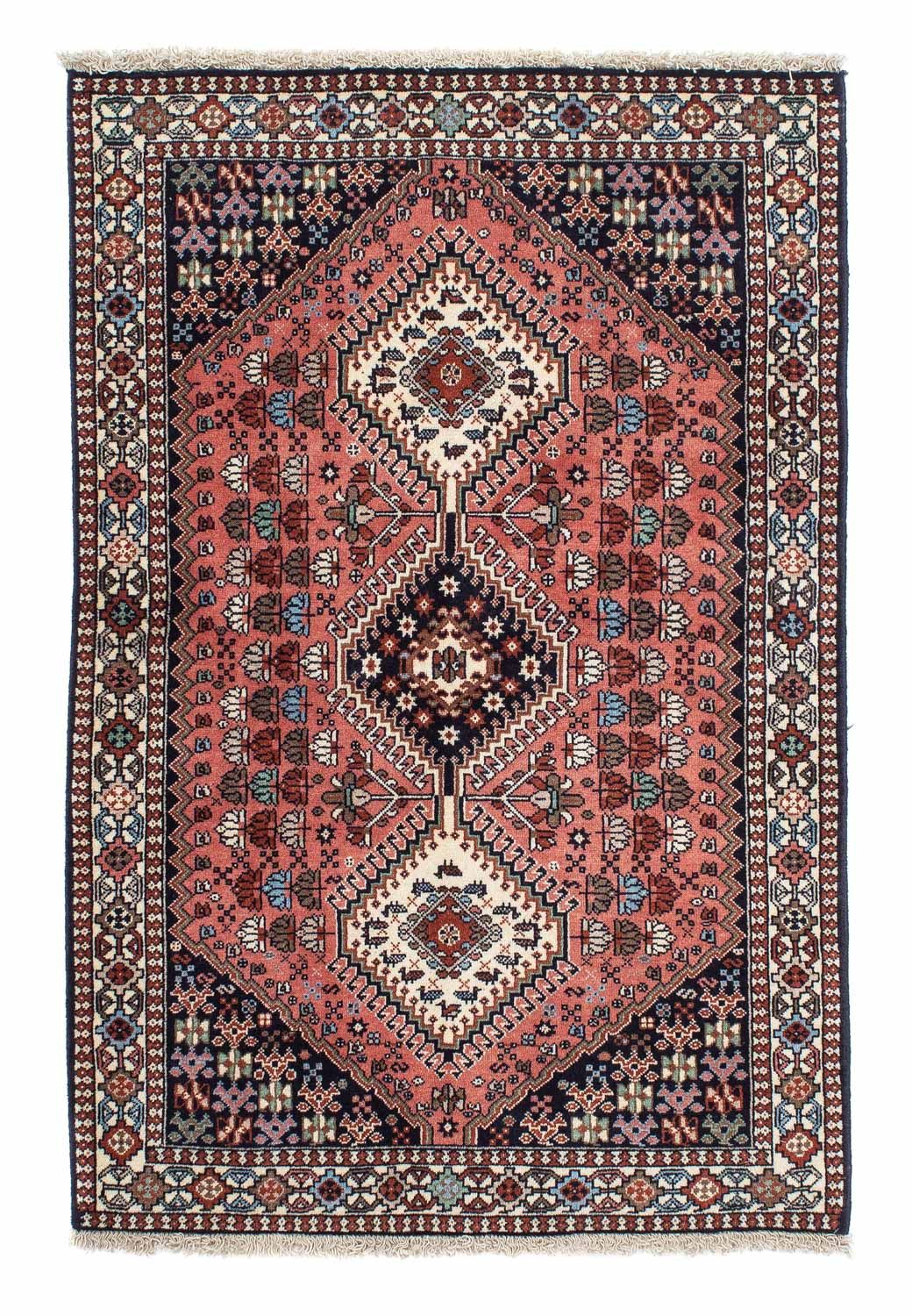 Persisk tæppe - Nomadisk - 148 x 102 cm - lysrød