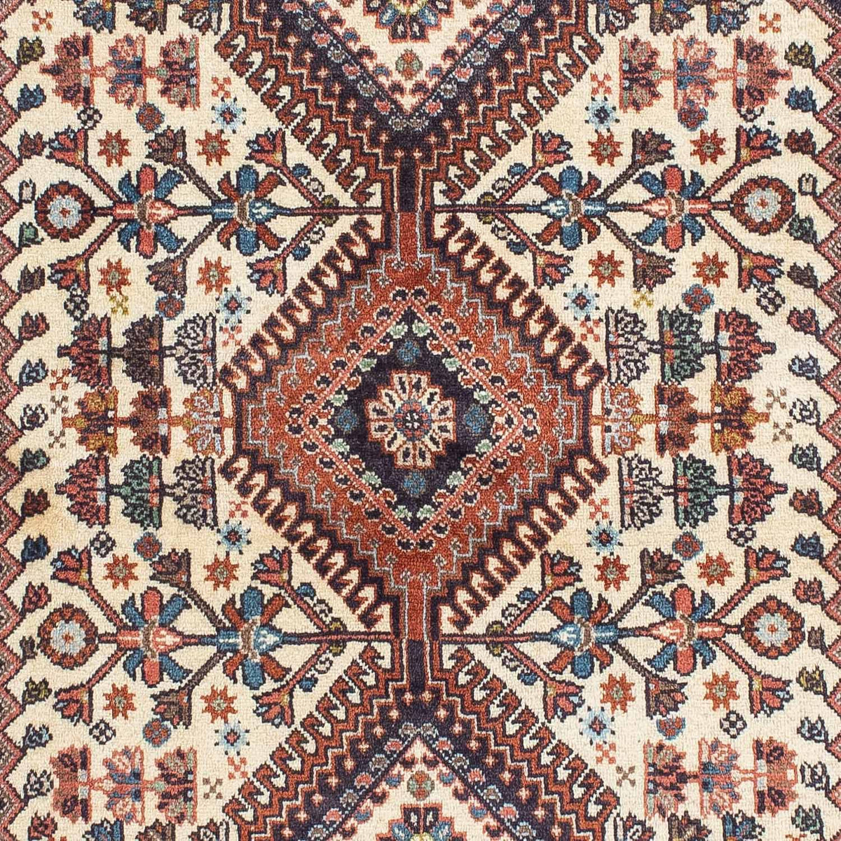 Persisk tæppe - Nomadisk - 158 x 102 cm - beige