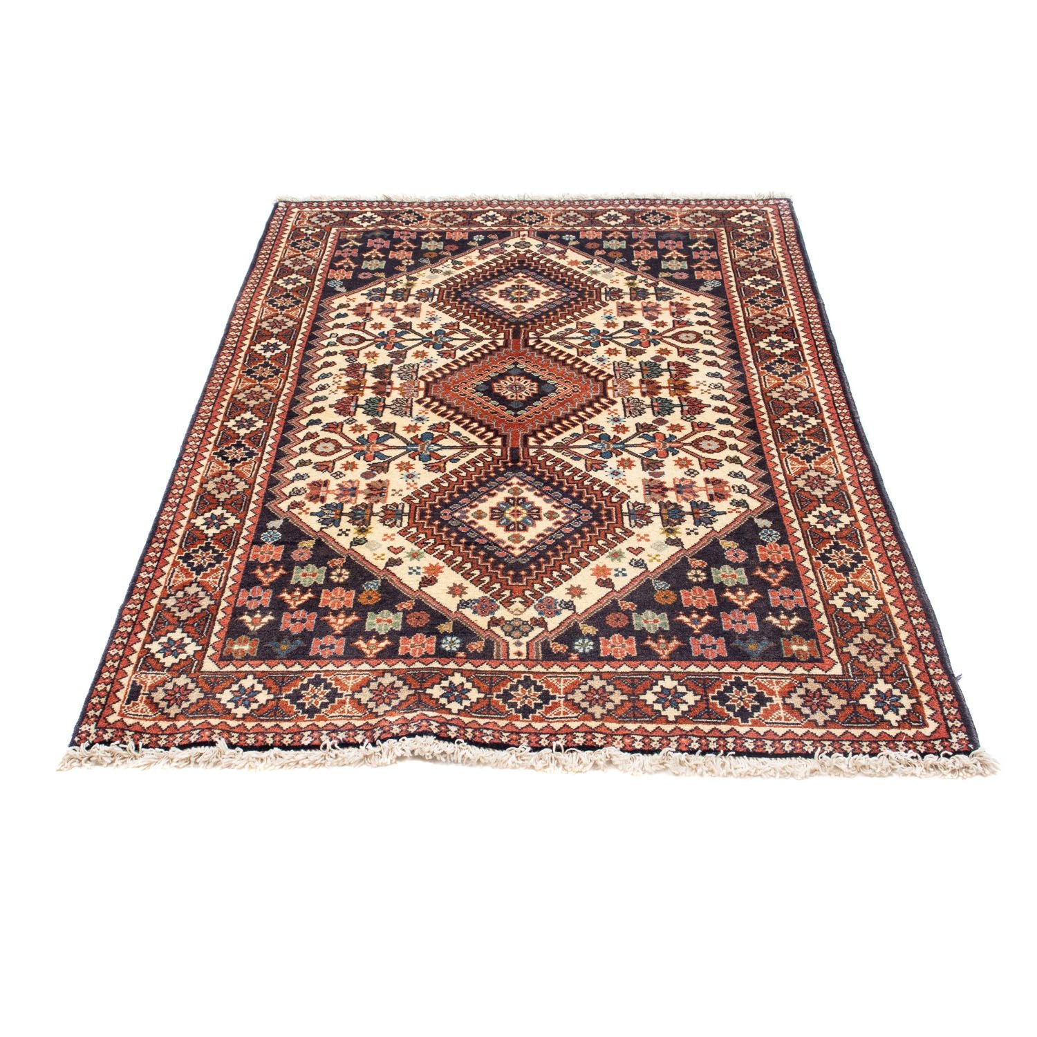 Persisk tæppe - Nomadisk - 158 x 102 cm - beige