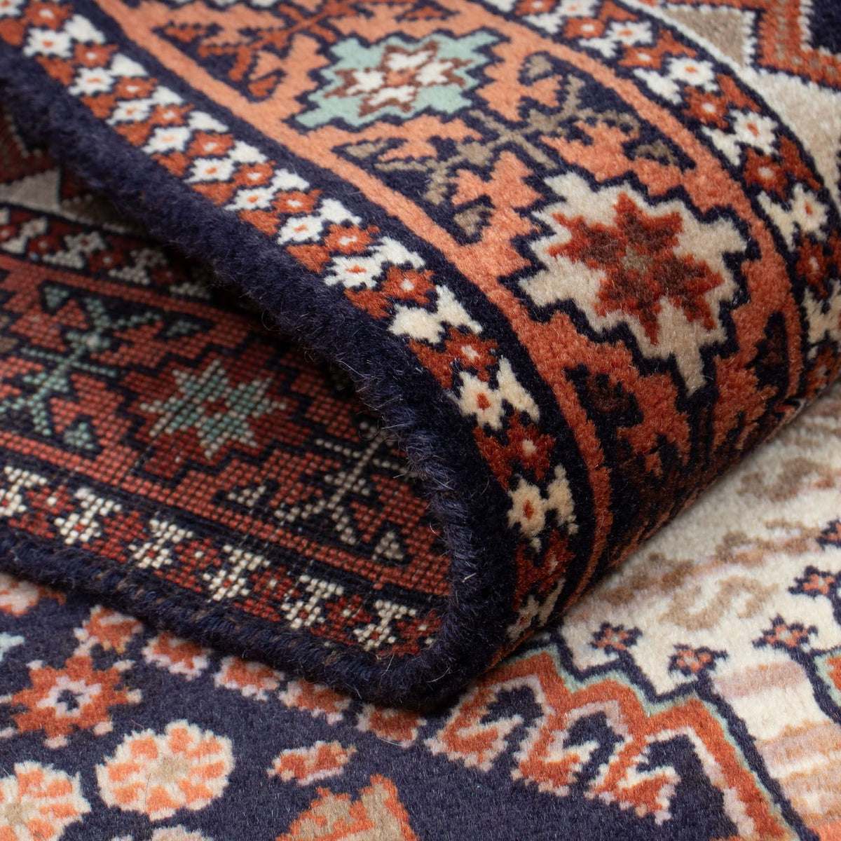 Løber Persisk tæppe - Nomadisk - 193 x 83 cm - mørkeblå