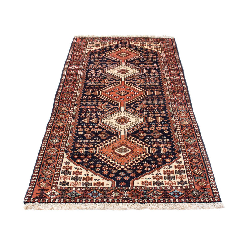 Løber Persisk tæppe - Nomadisk - 193 x 83 cm - mørkeblå