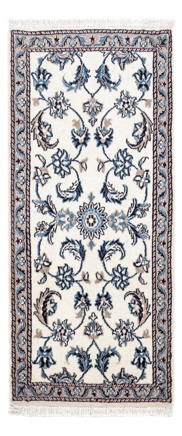 Persisk tæppe - Nain - 148 x 68 cm - beige