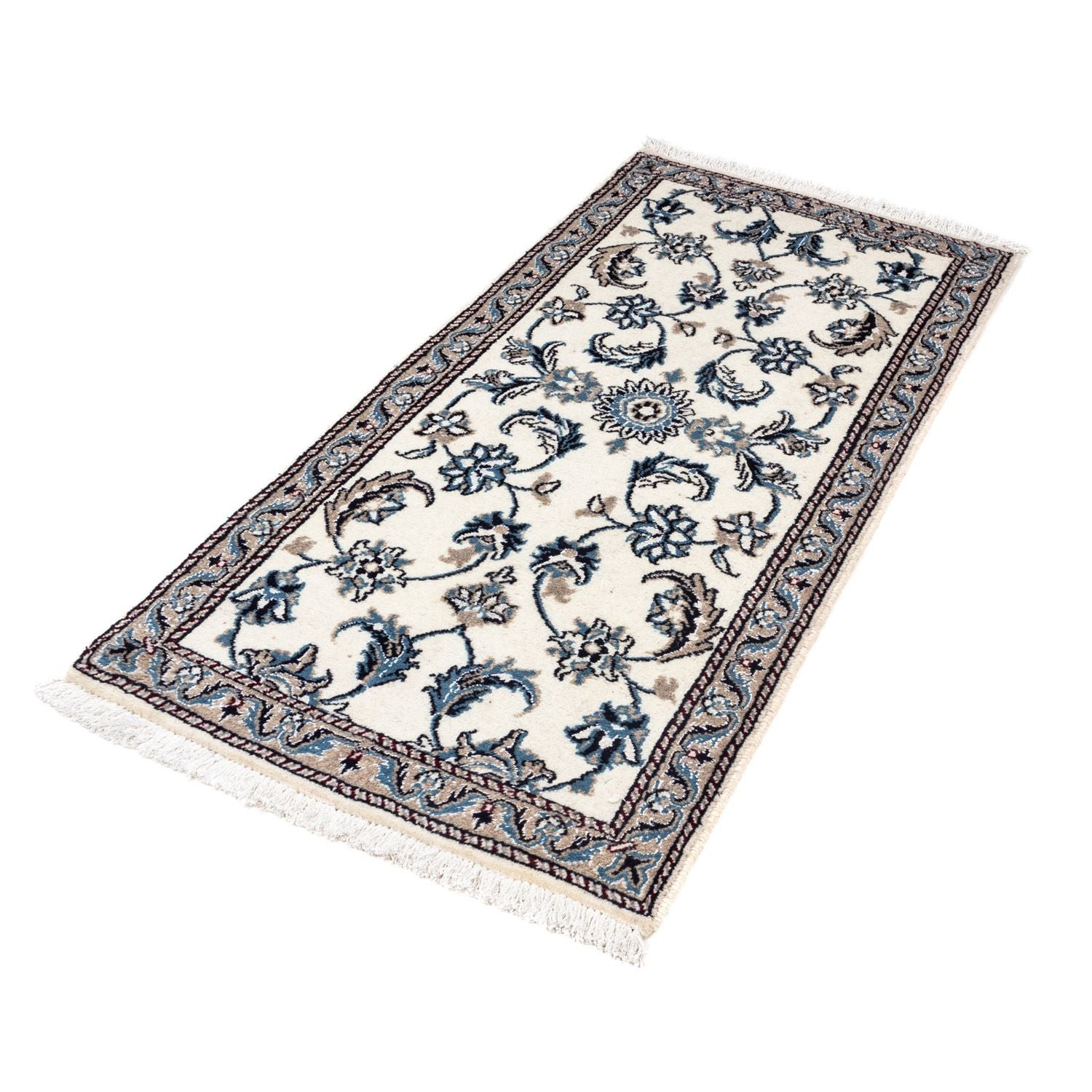 Persisk tæppe - Nain - 148 x 68 cm - beige