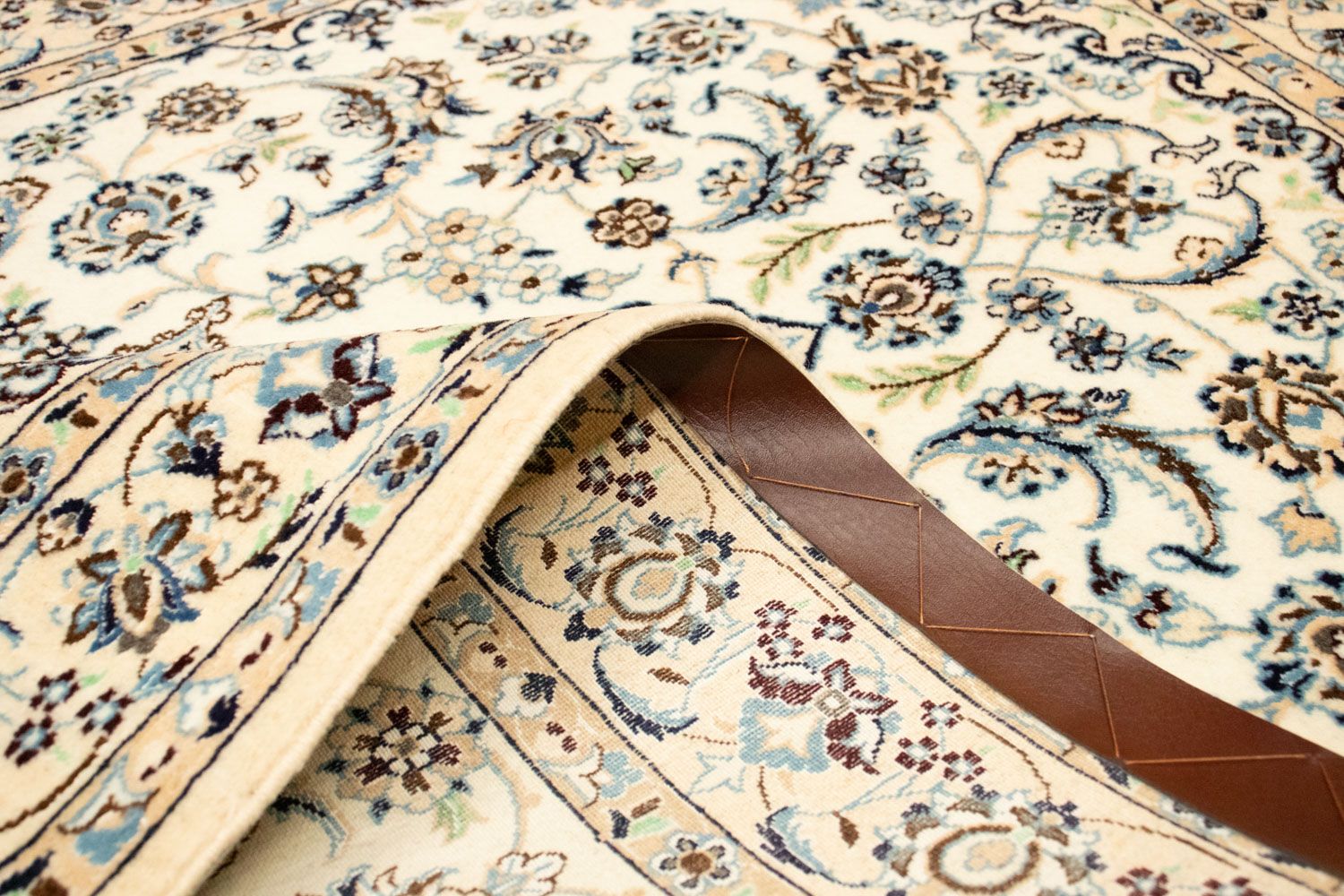 Persisk tæppe - Nain - Premium - 150 x 97 cm - beige