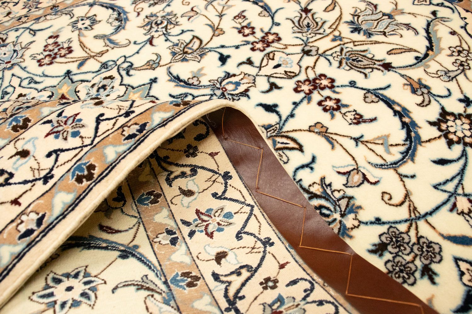 Persisk tæppe - Nain - Premium - 151 x 100 cm - beige