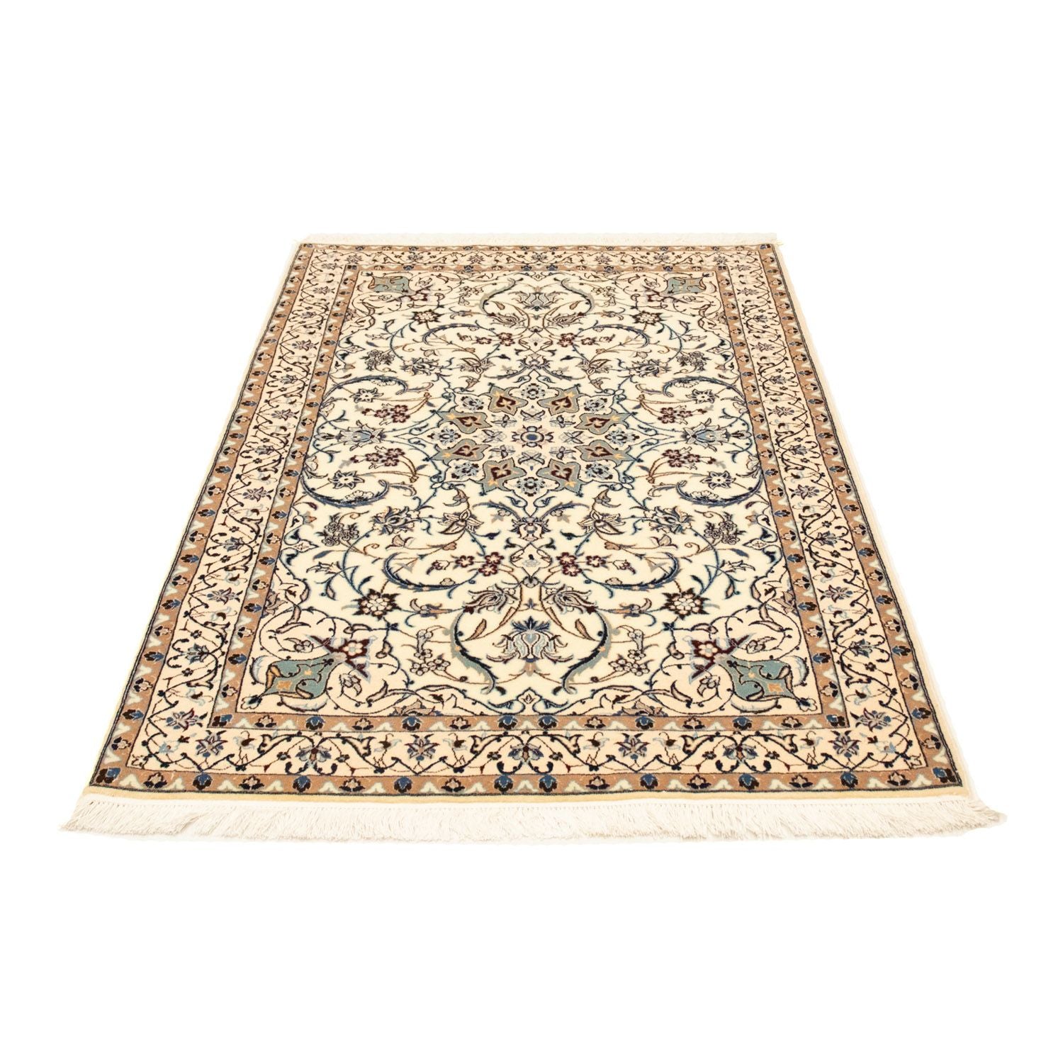 Persisk tæppe - Nain - Premium - 151 x 100 cm - beige
