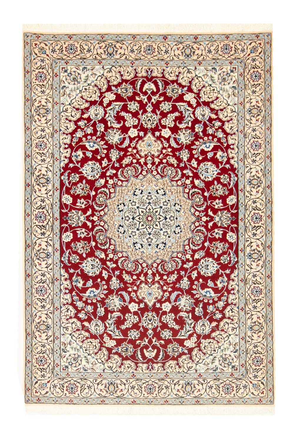 Persisk tæppe - Nain - Premium - 159 x 106 cm - rød