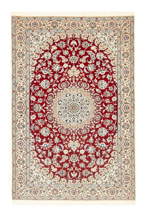 Persisk tæppe - Nain - Premium - 159 x 106 cm - rød