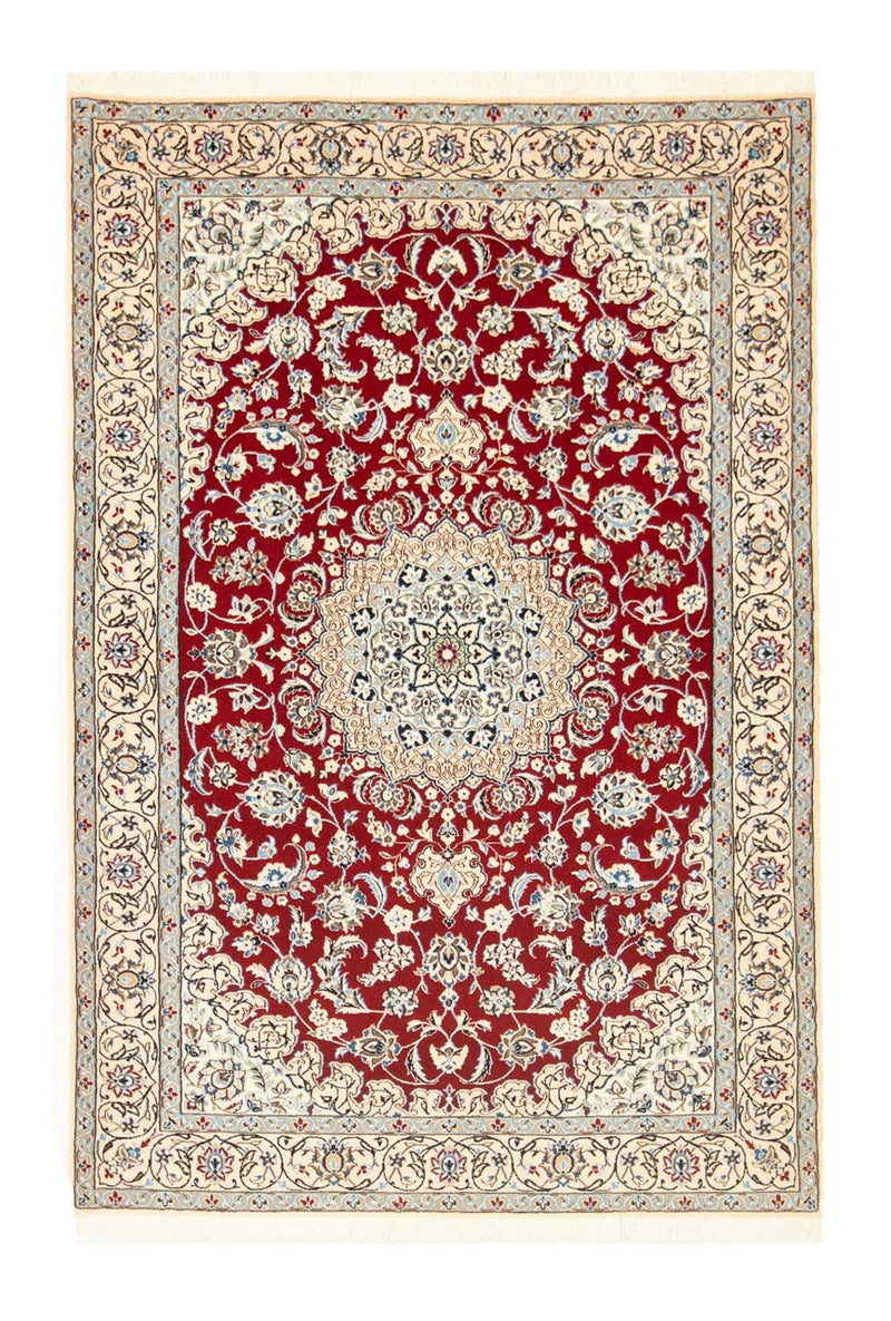 Persisk tæppe - Nain - Premium - 159 x 106 cm - rød