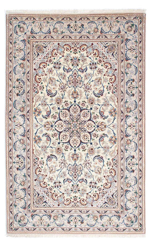 Persisk tæppe - Isfahan - Premium - 205 x 128 cm - beige