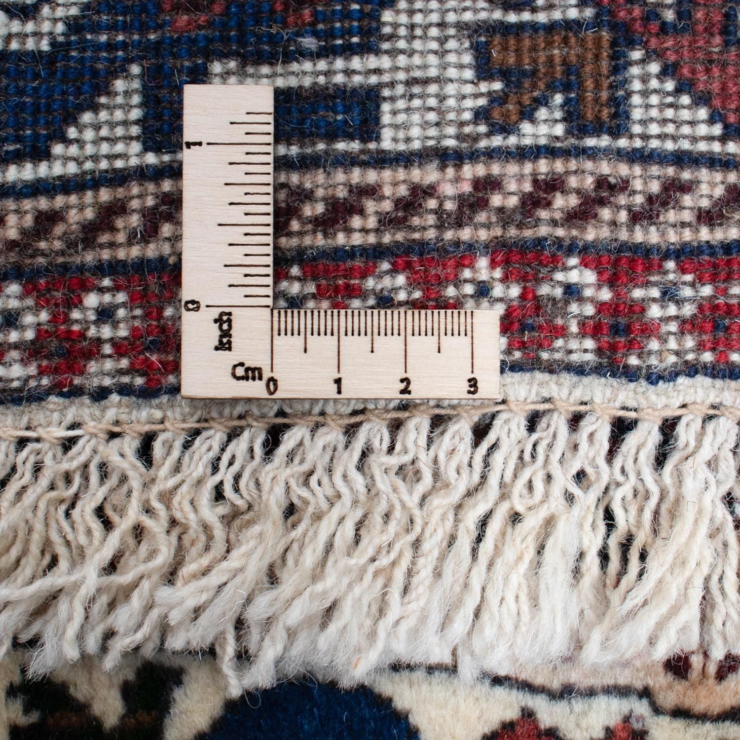 Persisk tæppe - Nomadisk - 149 x 105 cm - mørkerød