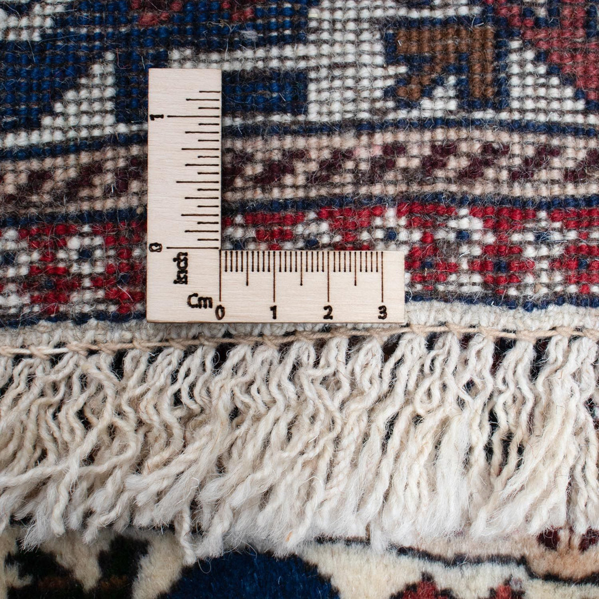 Persisk tæppe - Nomadisk - 149 x 105 cm - mørkerød