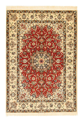 Persisk tæppe - Isfahan - Premium - 164 x 112 cm - rød