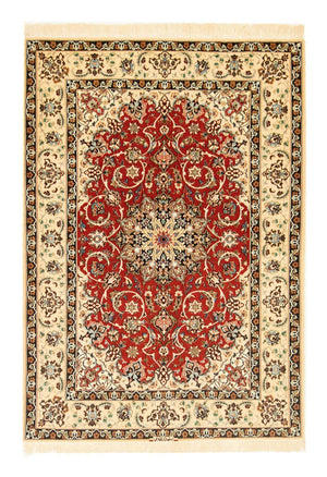 Persisk tæppe - Isfahan - Premium - 164 x 112 cm - rød