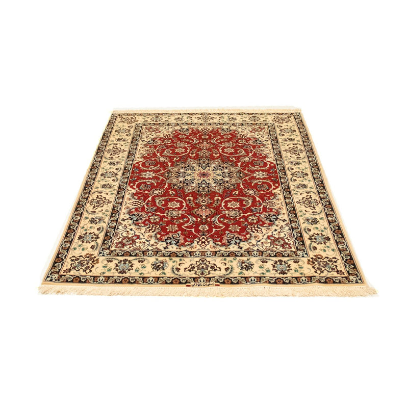 Persisk tæppe - Isfahan - Premium - 164 x 112 cm - rød