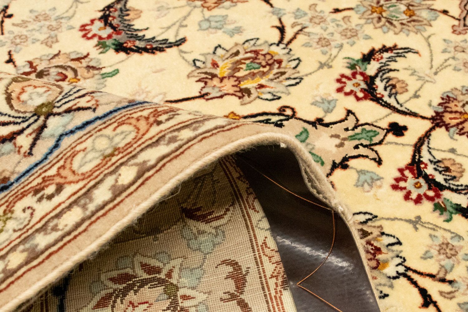 Persisk tæppe - Isfahan - Premium - 174 x 108 cm - beige