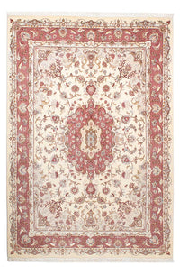 Persisk tæppe - Tabriz - Royal - 242 x 167 cm - beige