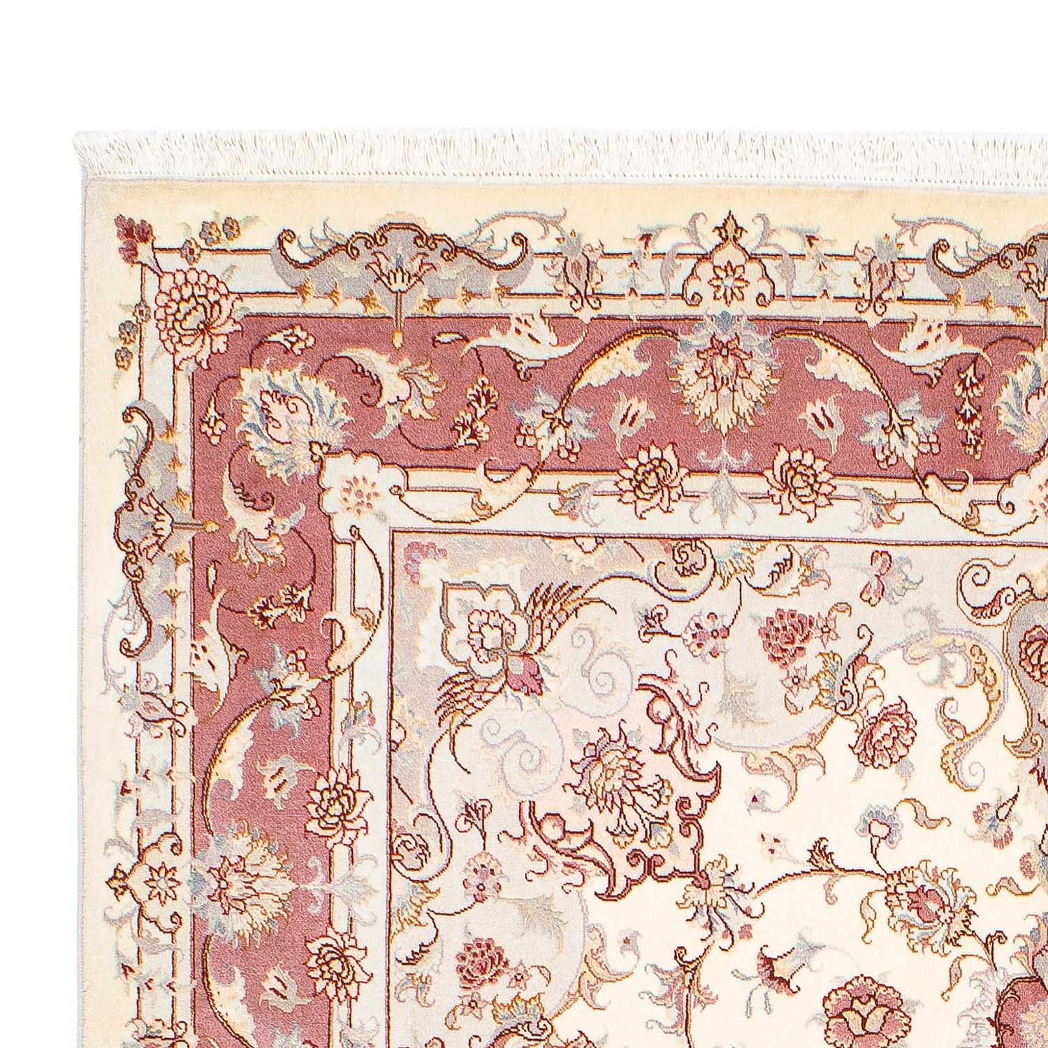 Persisk tæppe - Tabriz - Royal - 242 x 167 cm - beige