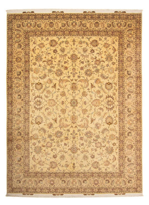 Persisk tæppe - Tabriz - Royal - 393 x 298 cm - lys brun