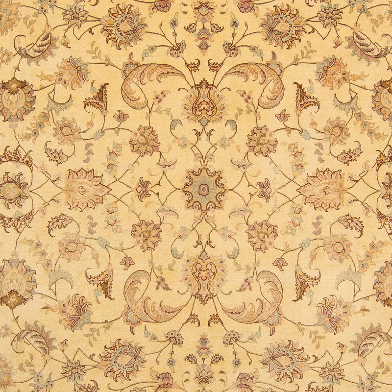 Persisk tæppe - Tabriz - Royal - 393 x 298 cm - lys brun