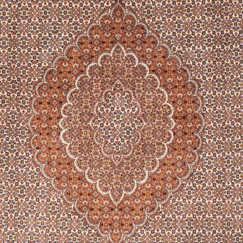 Persisk tæppe - Tabriz - 246 x 170 cm - lys brun