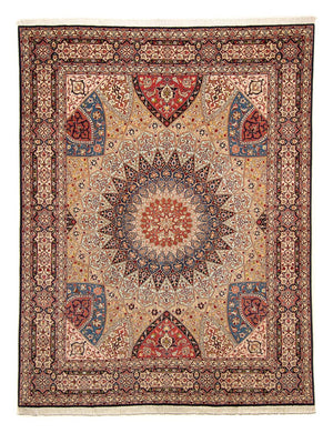 Persisk tæppe - Tabriz - Royal - 251 x 203 cm - flerfarvet