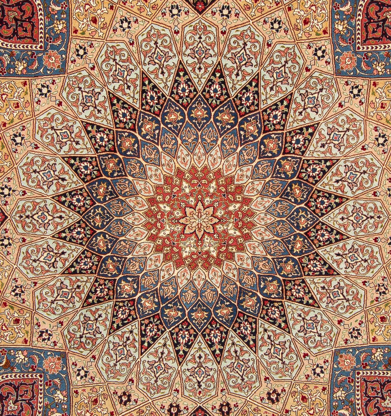 Persisk tæppe - Tabriz - Royal - 251 x 203 cm - flerfarvet
