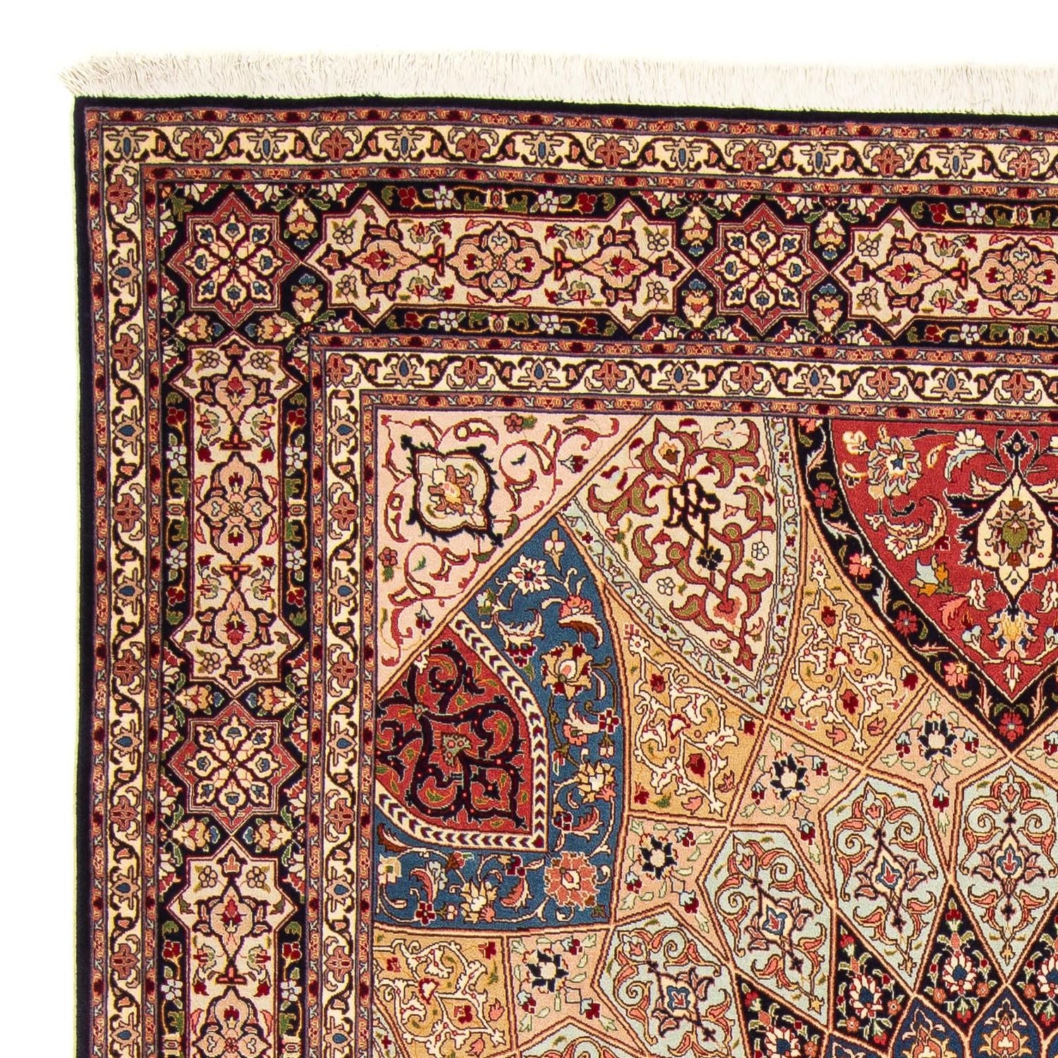 Persisk tæppe - Tabriz - Royal - 251 x 203 cm - flerfarvet