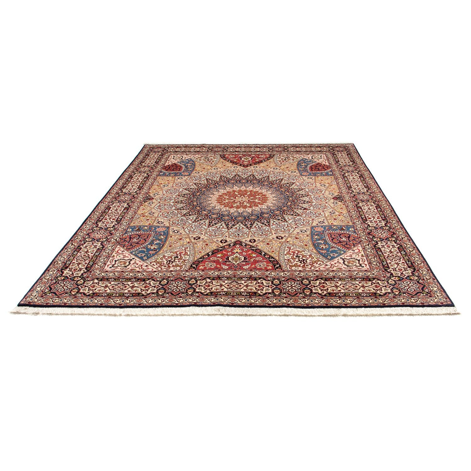 Persisk tæppe - Tabriz - Royal - 251 x 203 cm - flerfarvet