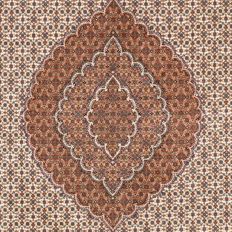 Persisk tæppe - Tabriz - 250 x 168 cm - lys brun