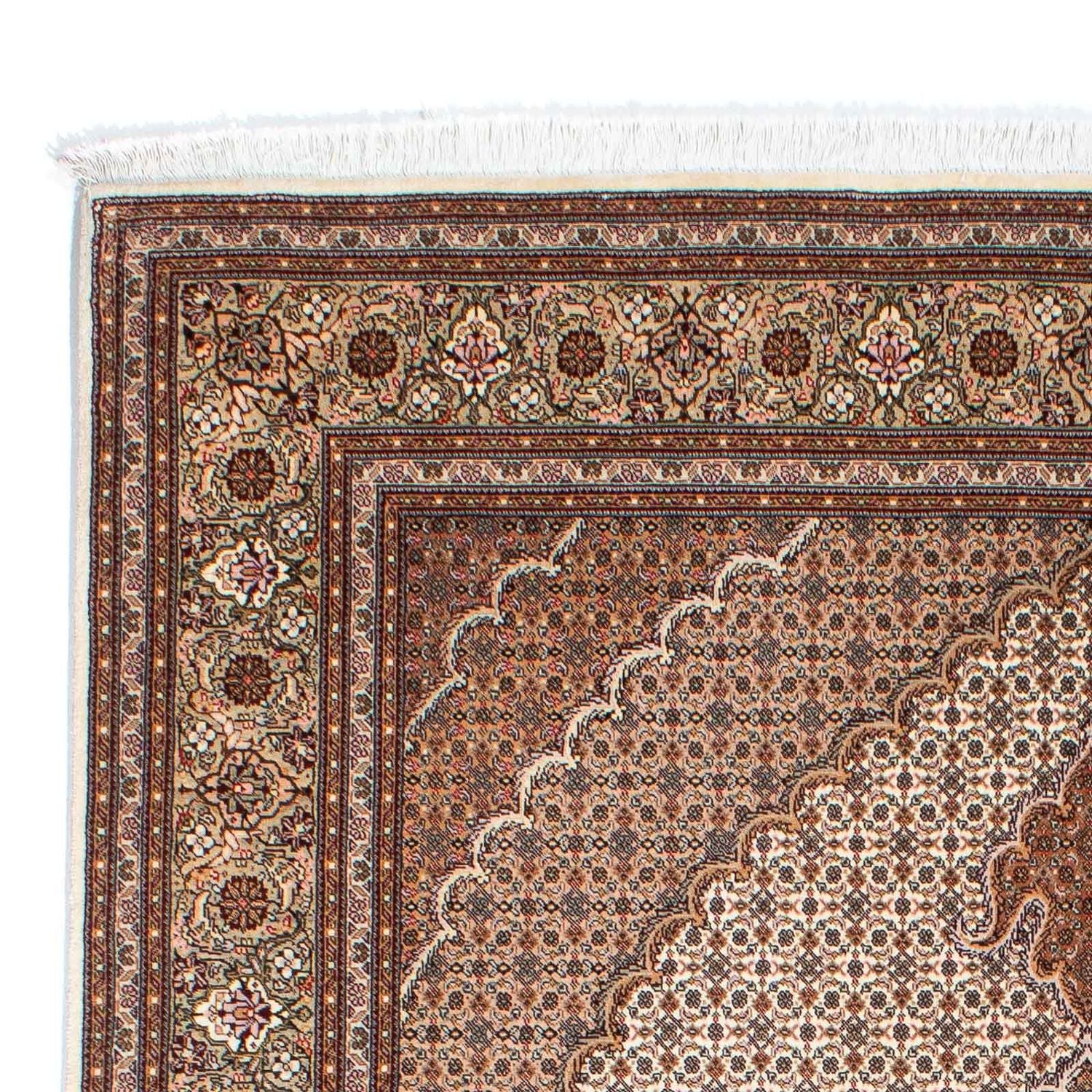 Persisk tæppe - Tabriz - 250 x 168 cm - lys brun